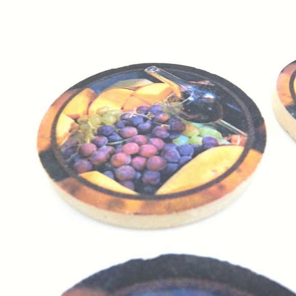 Thirstystone Wine & Cheese Coasters Set of 4 - Picture 6 of 11